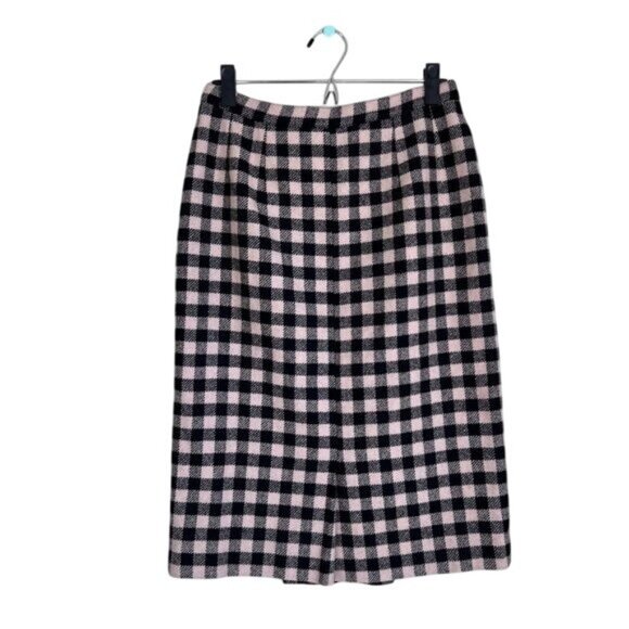 Vintage Emmanuelle Khanh Wool Cashmere Skirt - M - Picture 1 of 7